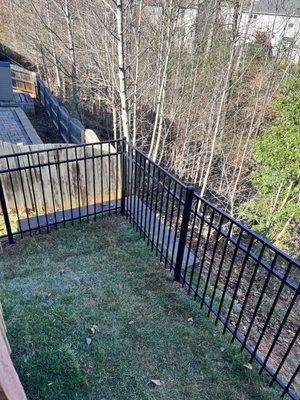 New fence