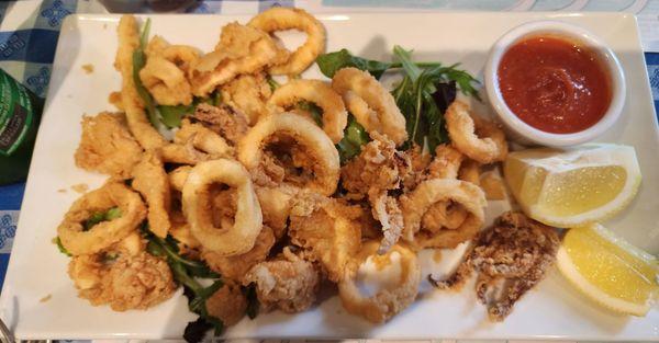 Delicious calamari