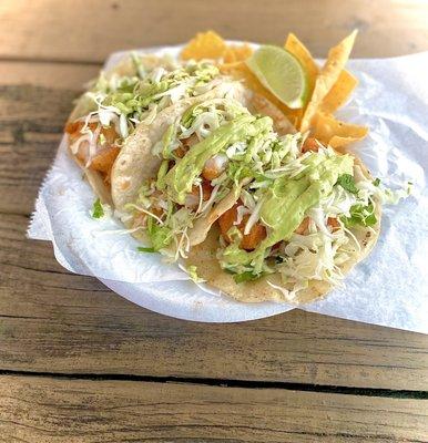 Shrimp tacos!