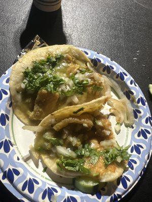 Chicharrón quesatacos