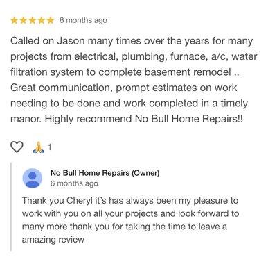 Check out our google reviews!