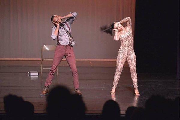 Hip hop and spoken word in amongst the ballet and modern.  Part ofOyo Dance Company's mission is "Diverse presentation."