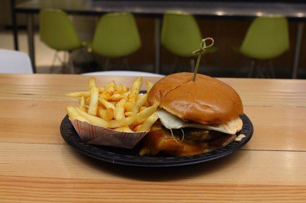 Burger and Fries