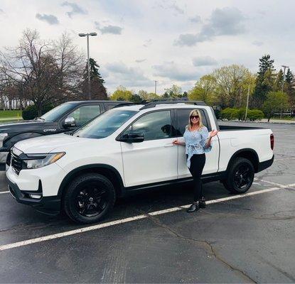 One Happy New Truck Owner!