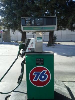 76 Gas Station, Next to Chabot College, Hayward, CA.