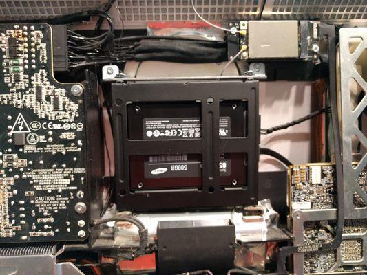 Upgrading an All-In-One Desktop with a Solid State Drive.