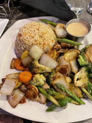 Veggie hibachi