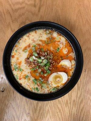 Taiwan Tonkotsu ramen - it's spicy!