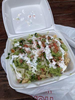 Nacho bowl - so stacked with fresh ingredients