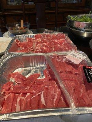 Meat for hot pot