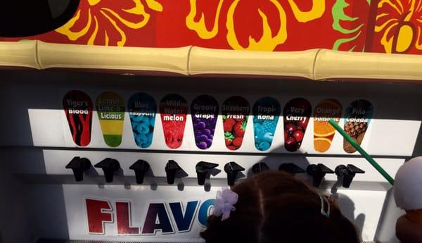 Flavors. Self serve