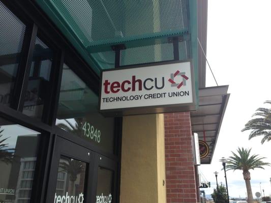 Technology Credit Union Store Front, Pacific Commons Shopping Center, Fremont, CA.