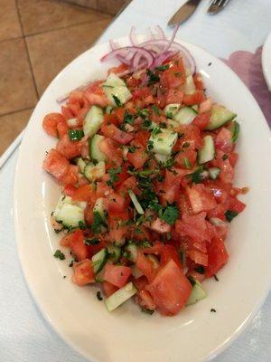 Best Vegas Israeli salad....