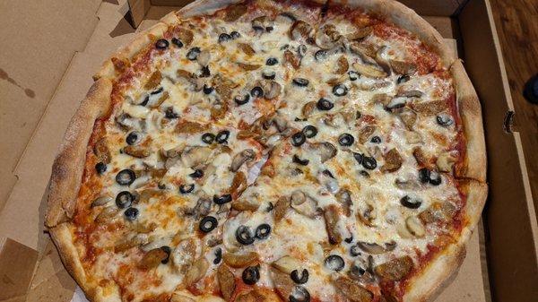 17" Sausage, Mushroom and Olive