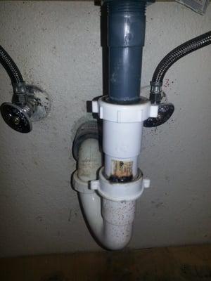 Bathroom leak that was supposedly caused due to wear and tear after 2 weeks of occupying the unit.