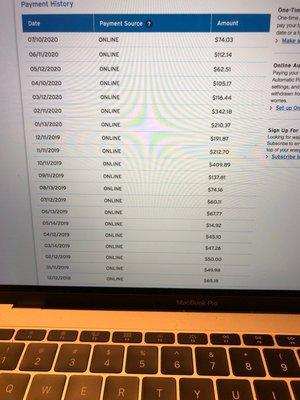 To prove I've been a resident for some time now,.. they only care when you are applying to pay them, not when you leave their service.