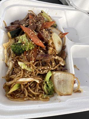 Beef yakisoba