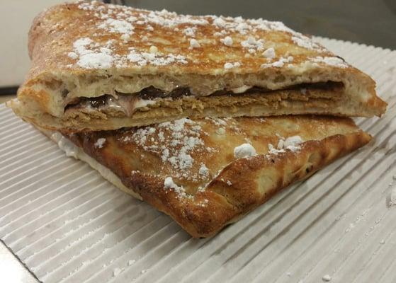 Deep Dish Stuffed S'mores Bread