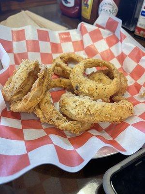 Onion Rings were great