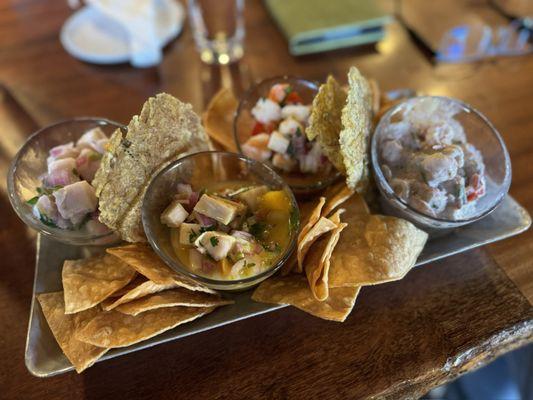 El Quatro Ceviche Sampler