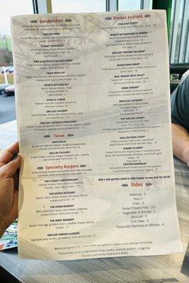 Big menu