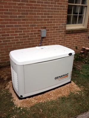 Home Generator installed by Allegro