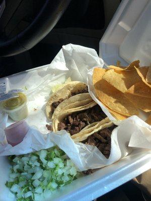 Steak tacos