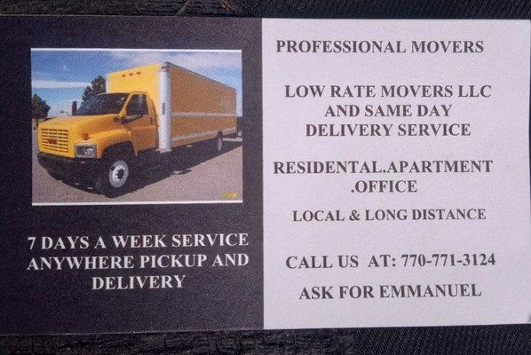 Emmanuel Professional Movers