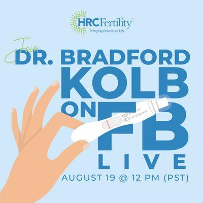 Dr. Bradford Kolb on Facebook Live: 8/19/20