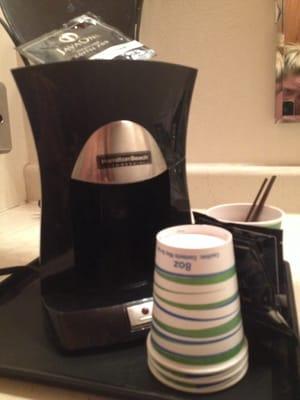 Java One Single pod coffee in-room