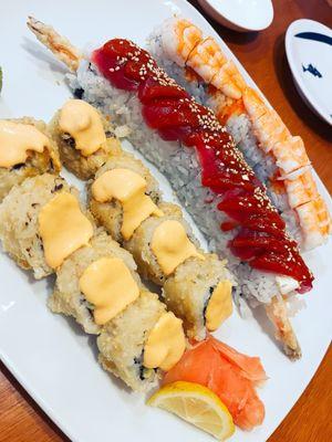 #9 Roll Yellow Jacket Roll Crunchy Roll