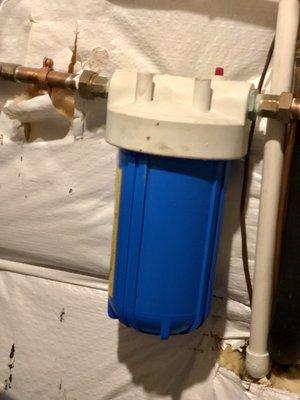 Water filtering system we had installed professionally by this company