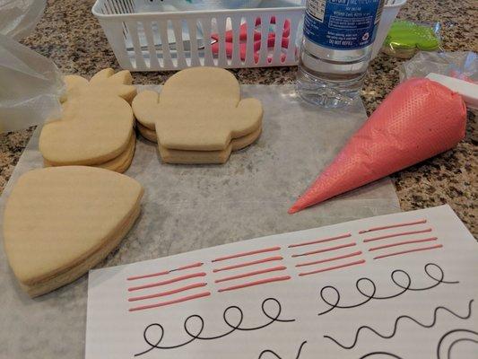 Cookie decorating class