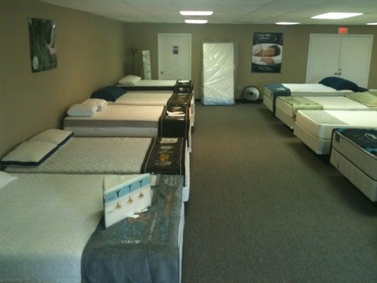 We carry excellent selection of memory foam mattresses.  Far better priced than Tempur-Pedic so we can save you hundreds.