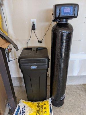 Water softener purchased elsewhere by me, and expertly installed and set up by Waterways Plumbing