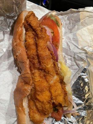 Catfish poboy