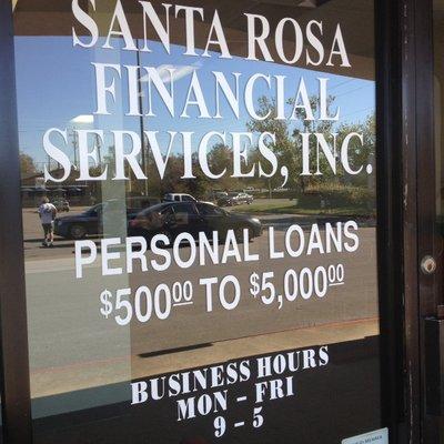 Santa Rosa Financial Services Inc