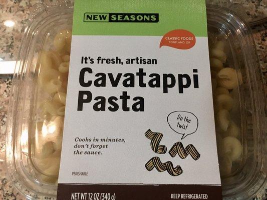 New Seasons Cavatappi Pasta