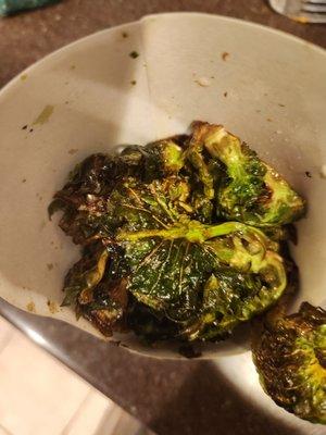 Nasty looking Brussels sprouts