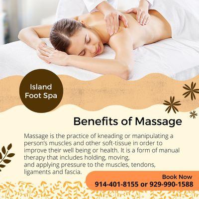 Island Foot Spa
 47 Court St, White Plains, NY 10601
 Call us at 914-401-8155 or 929-990-1588