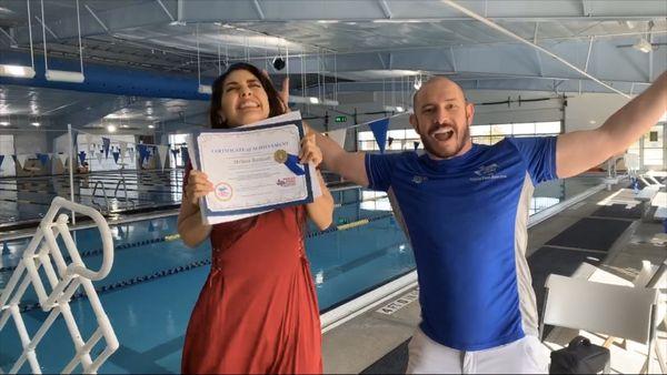 2020 January Adult Learn to Swim graduate