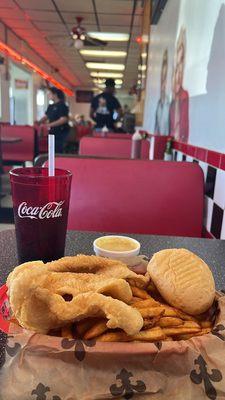 Fried Catfish Basket with Cajun Fries