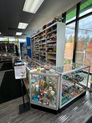 The interior of the House of Vapes Smoke Shop  store in Salt Lake City .