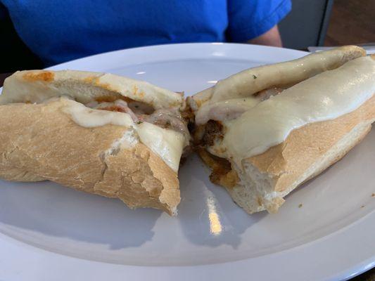 Large meatball sub.