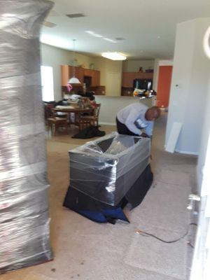 Martinez Movers 
Furniture protection!