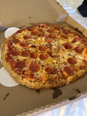 Pepperoni pizza