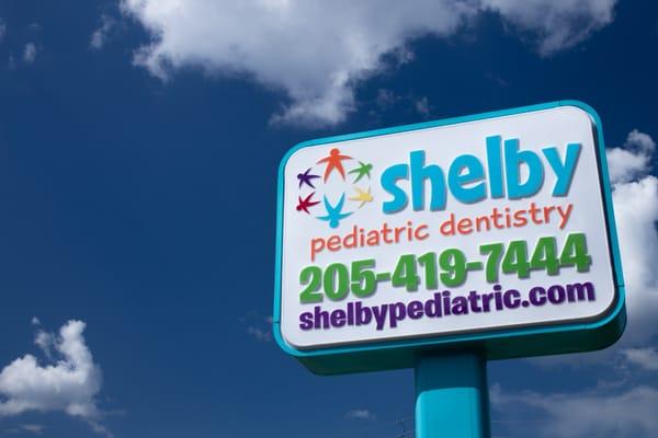 Shelby Pediatric Dentistry, Birmingham, AL Sign