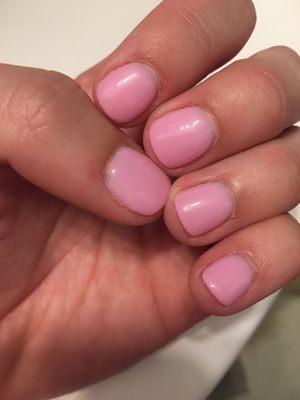 Dip Gel polish. $40 for only the polish no manicure.