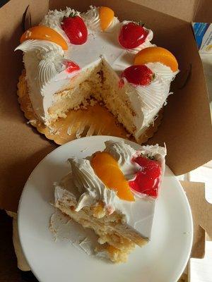 Pina Colada Cake $30 Very Yummy and Fresh, full of coconut and pineapple