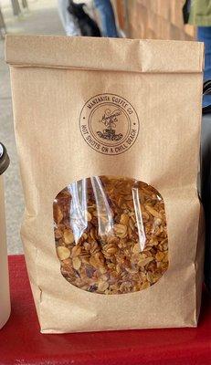 Manzanita Coffee Co homemade granola.